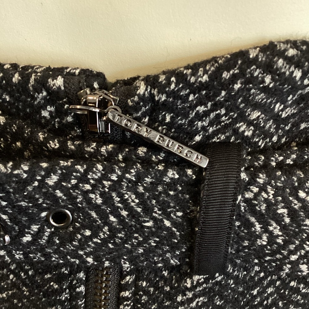 Tony Burch Black Herringbone Skirt - Picture 9 of 14